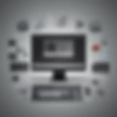 Illustration of e-commerce features in Pixpa