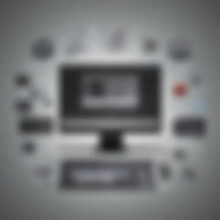 Illustration of e-commerce features in Pixpa