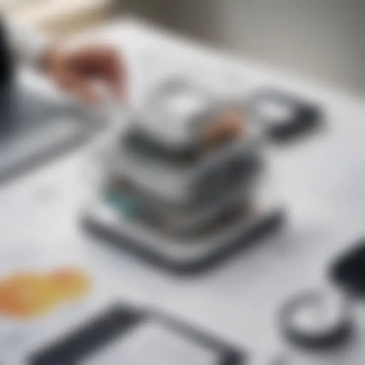 Illustration of Typeform's integration with various business systems