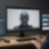 Illustration of video content with captions enhancing accessibility