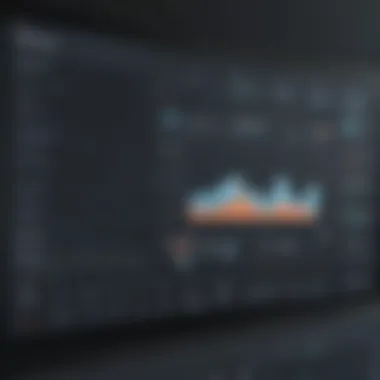 User Interface of a Data Visualization Software User interface of a data visualization software