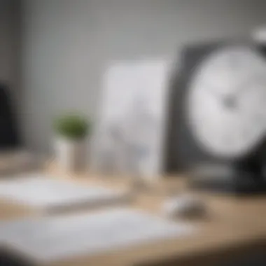 The Concept of Flexibility in Work Hours Flexible schedule concept in a modern office