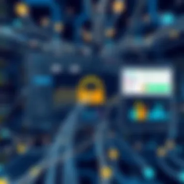 Overview of Networking Monitoring Tool Interface Graphical user interface of a networking monitoring tool