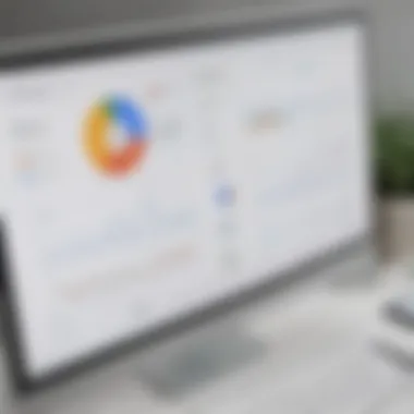 Overview of Google Analytics Metrics Detailed dashboard of Google Analytics showing key metrics.