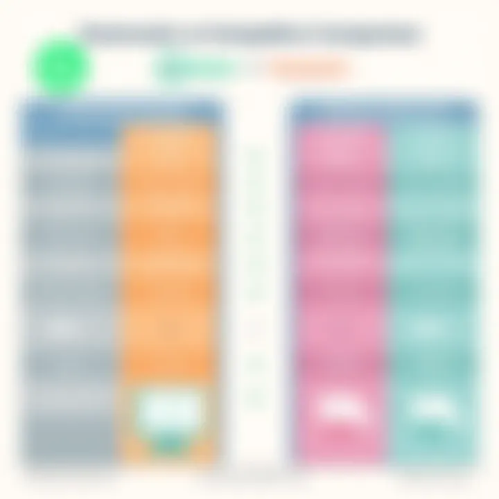 Comparison chart of Grammarly and competing writing tools