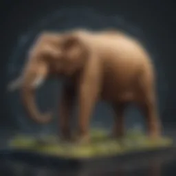 Visual representation of Hadoop ecosystem components