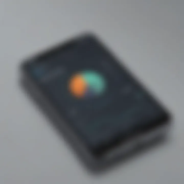 Visual representation of financial insights provided by the Albert app