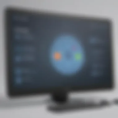 User interface of inflatable rental software showcasing functionalities