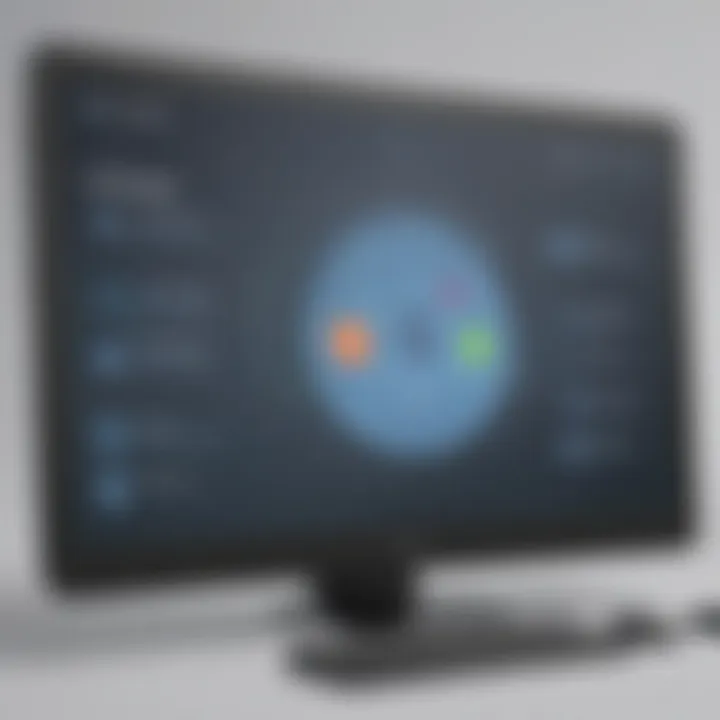 User interface of inflatable rental software showcasing functionalities