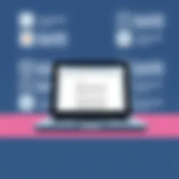 MacBook displaying a word processing interface