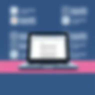Word Processing on Mac MacBook displaying a word processing interface