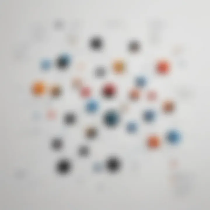 A visual representation of Miro's collaborative features