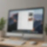User interfacing with WeTransfer trial functionalities.