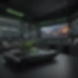 Nvidia Broadcast interface showcasing advanced features