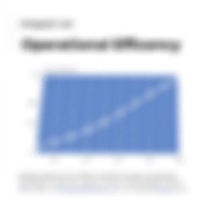 Impact on Operational Efficiency Graph illustrating operational efficiency improvements through referral management