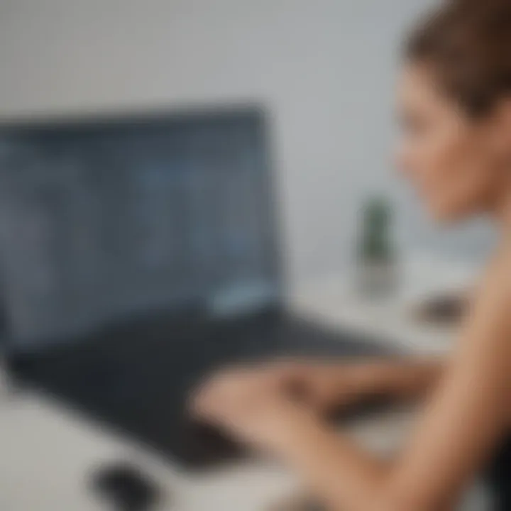 Personal trainer engaging with a client through a scheduling application.