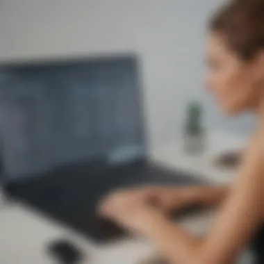 Client Engagement through Scheduling Application Personal trainer engaging with a client through a scheduling application.