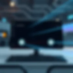 Dynamic video editing interface showcasing speed adjustment tools