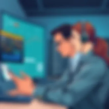 Business professional analyzing payroll options