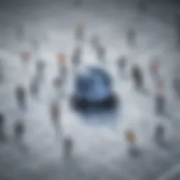 Visual representation of PeopleNet tracking technology