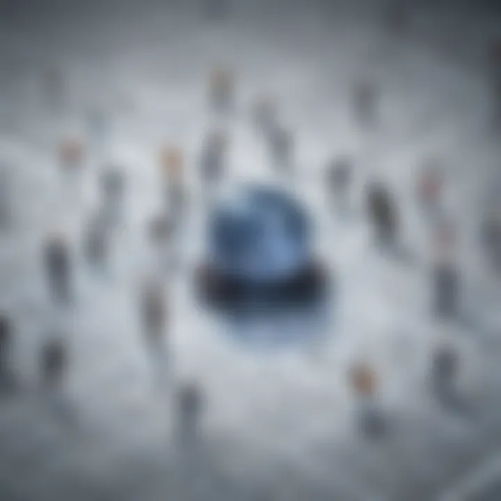 Visual representation of PeopleNet tracking technology