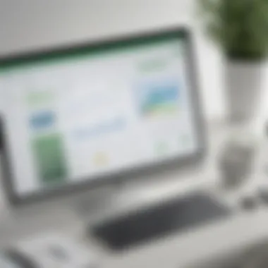 QuickBooks Interface Overview A visual representation of QuickBooks interface showcasing its accounting features.