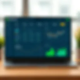 QuickBooks dashboard screenshot showcasing financial data