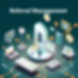 Visual representation of referral management systems in healthcare