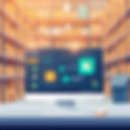 User interface of inventory management software