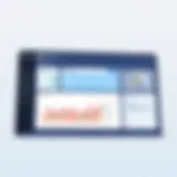 User interface of Synchroteam showcasing dashboard features