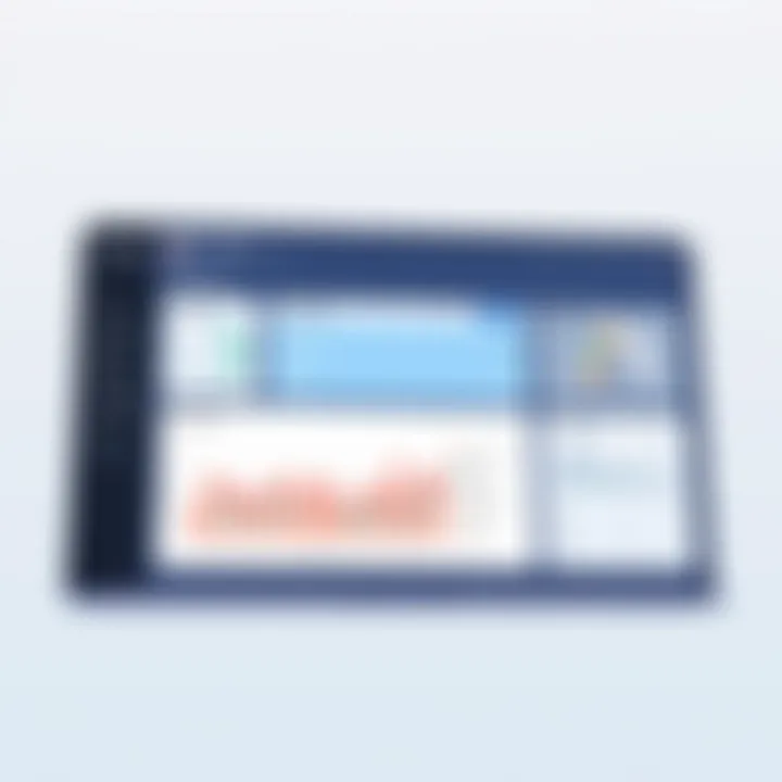 User interface of Synchroteam showcasing dashboard features