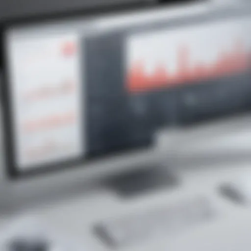 Oracle software interface showcasing financial analytics.