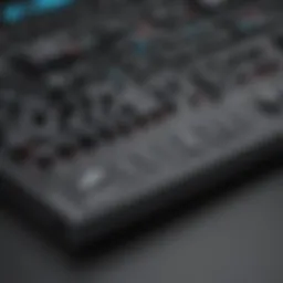 A sleek interface of an audio editing software showcasing multiple tracks and editing tools