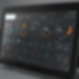 User interface of Twin Oaks Fitness Software showcasing dashboard features