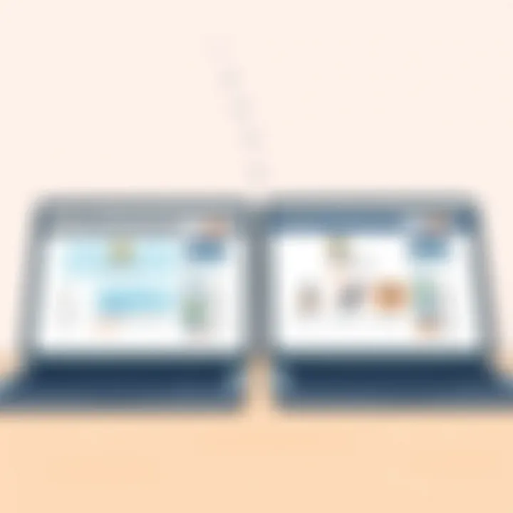 User interface screenshots of Unbounce and Leadpages for better usability insight.