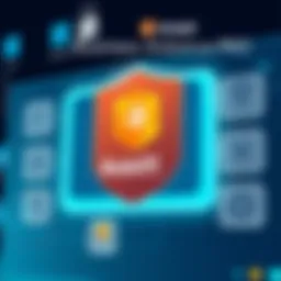 Overview of Avast Business Antivirus Pro interface showcasing key features