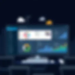 Graphical representation of Datadog APM dashboard