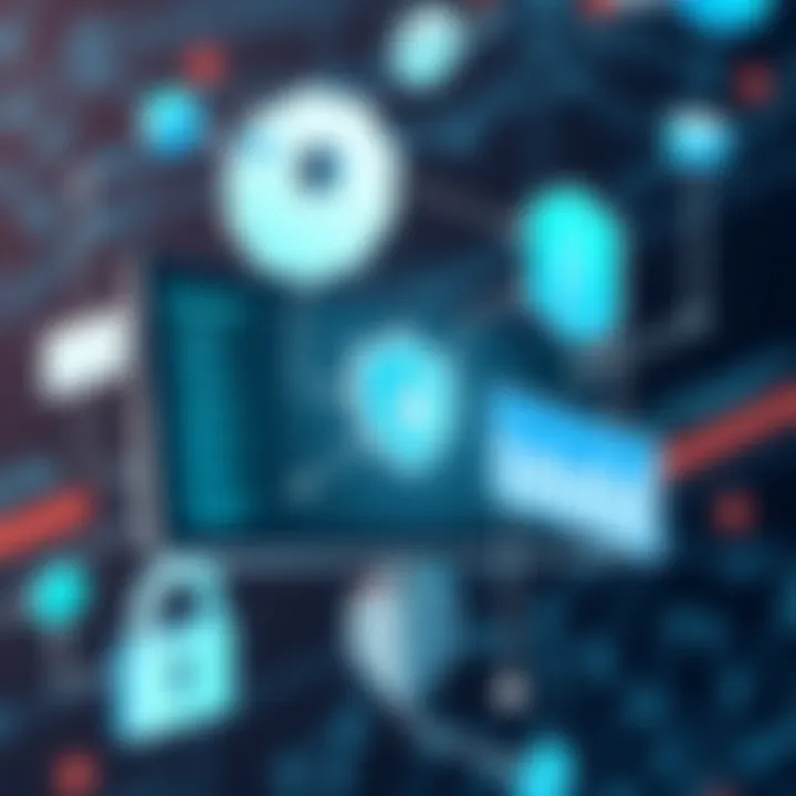 Illustration of data security measures in firehouse reporting software