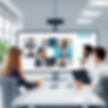 Virtual Collaboration in Business with Fuze Business professionals engaging in a virtual meeting