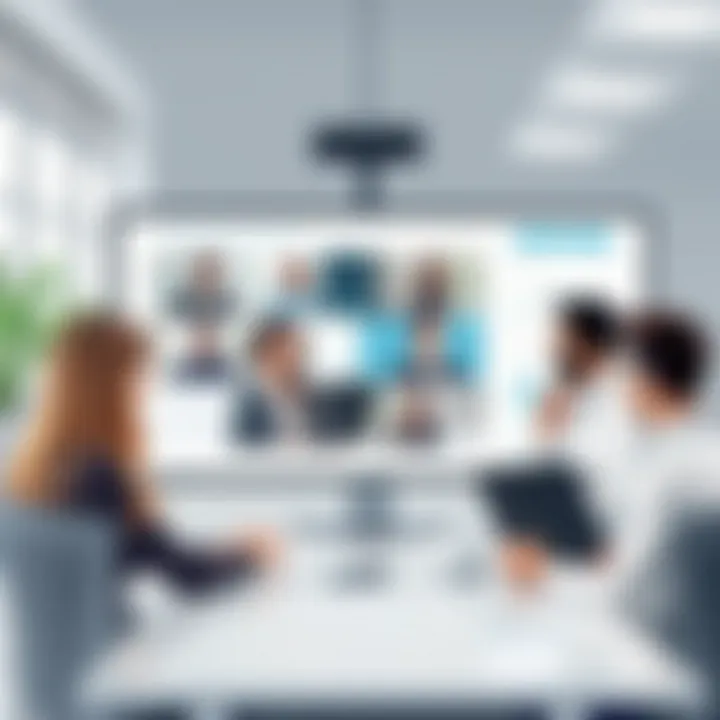 Virtual Collaboration in Business with Fuze Business professionals engaging in a virtual meeting