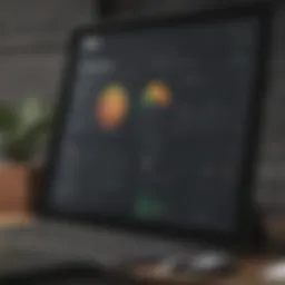 Visual representation of Jobber's dashboard with QuickBooks integration