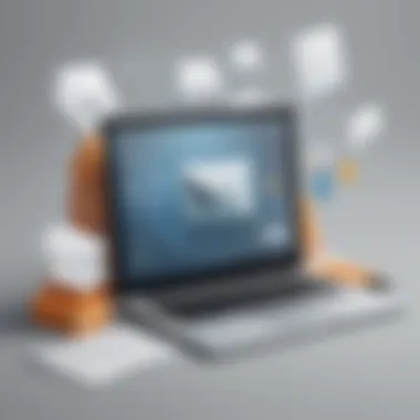 Return on Investment in Email Marketing Illustration of return on investment from email marketing