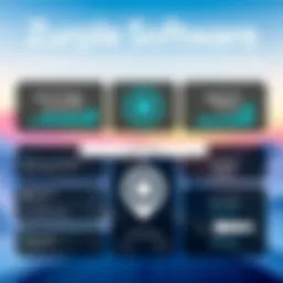 Visual representation of cost structures in software solutions