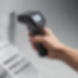 Vagaro Barcode Scanner in action during a transaction