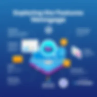 Infographic showcasing the features of Venngage