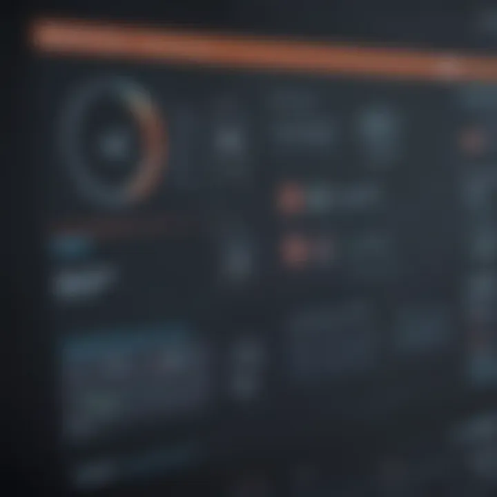 User interface showcasing customer relationship management features.