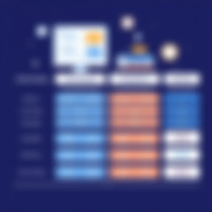 Comparative Analysis of Yahoo Hosting and Competitors Comparison chart of Yahoo hosting vs competitors